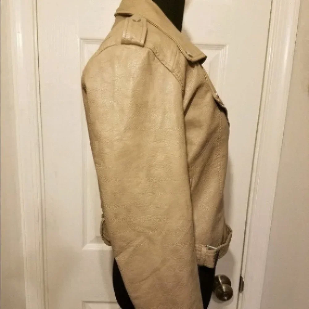 Romeo & Juliet Couture Faux Leather Moto Jacket - Picture 7 of 10